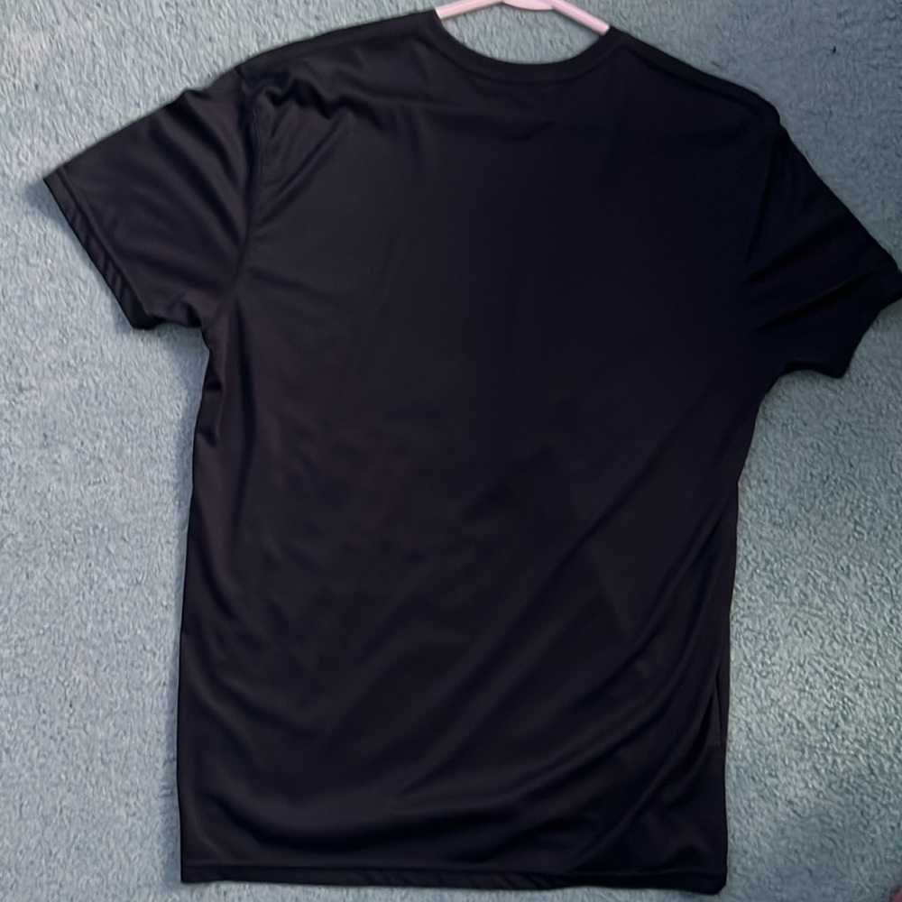 Black dry fit Superman shirt men’s large - Picture 4 of 4